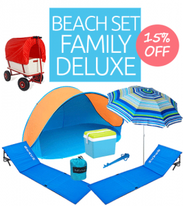 Strand Set Familie Deluxe mieten