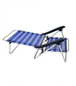 Strandstuhl klappbar zur Strandliege