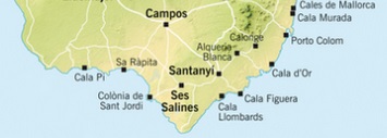 Mallorca Karte Süden