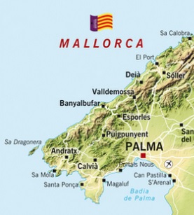 Mallorca Karte Westen
